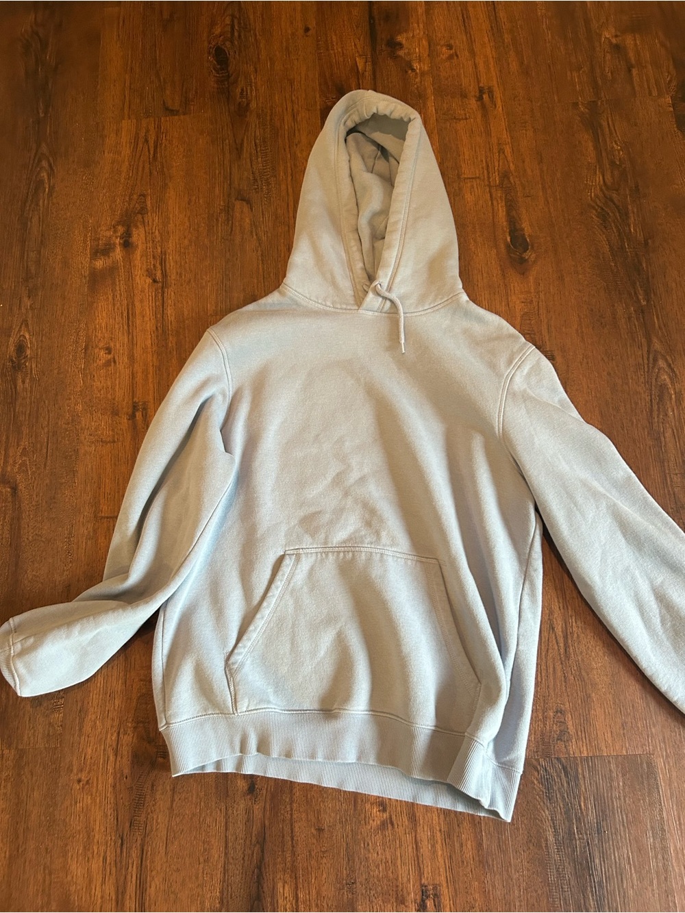 H&M Light Blue Pullover Hoodie